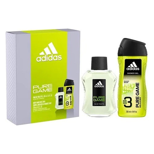 Set Perfume adidas Pure Game + Gel De Baño