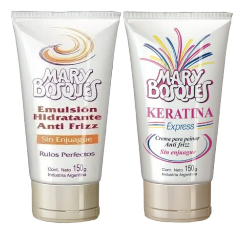 Keratina Express + Emulsion Hidratante De Rulos Pomo X150g