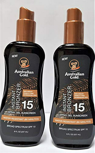 Australian Gold Spf 15 Sunscreen Spray Gel Bronceador Con In