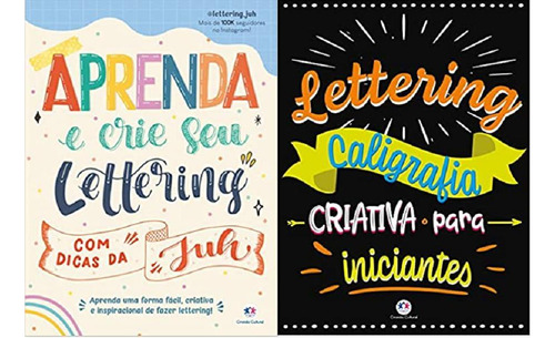 Kit 2 Livros Aprenda E Crie Seu Lettering Dicas Da Juh +