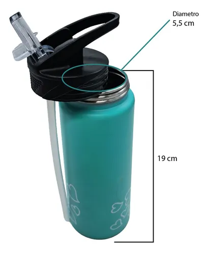 Botella Hidratación Acero Inoxidable 750 Ml Ttc