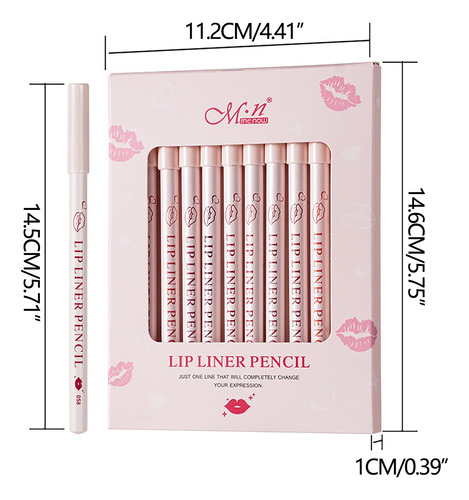 Set De Bolígrafos De Color Mate Para Brillo De Labios, Fácil