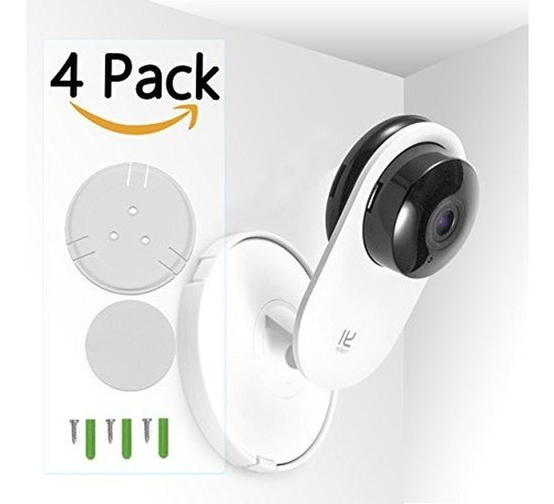 Paquete De 4 Aboom Yi Home Camera Soporte De Pared Soporte D