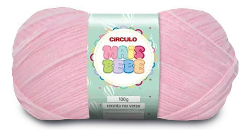 Lã Mais Bebê Tricô Circulo Novelo 500m 100g (200 Tex) Cor 3027 - Iogurte