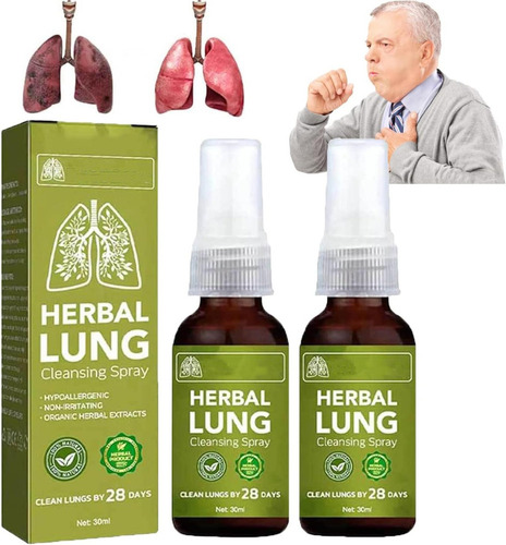 Spray Limpiador Pulmonar A Base De Hierbas Breathdetox, Brea