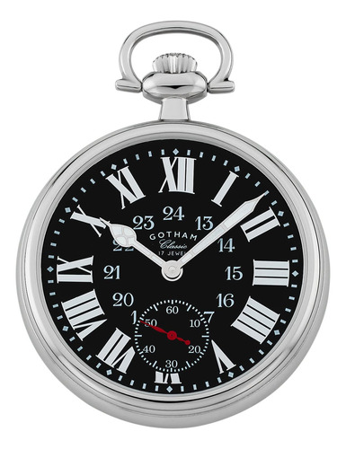 Gotham Classic Series Gwcsb - Reloj Mecánico De Bolsillo D.