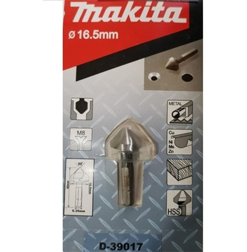 Avellanadora A3 16.5mm Makita Madera D-39017 Fresa