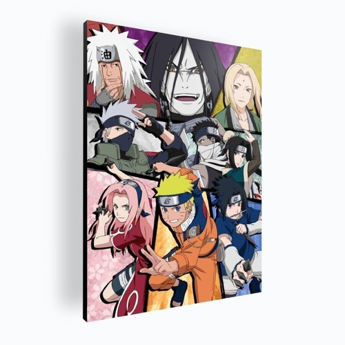 Cuadro Decorativo Moderno Mural Poster Naruto 30x42 Mdf