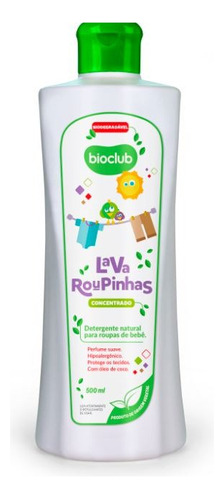 Detergente Líquido Sabão Lava Roupinhas 500ml Bioclub Bebê