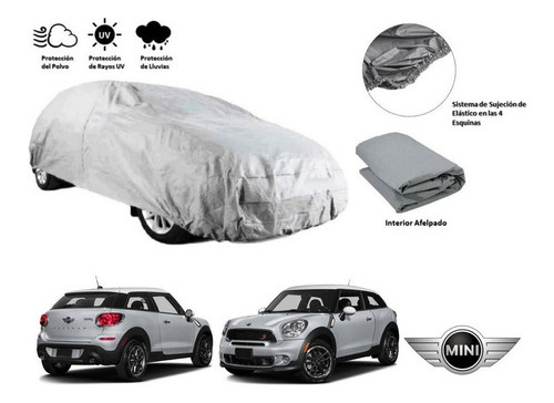 Forro C Broche Impermeable Afelpada Mini Cooper Paceman 2019