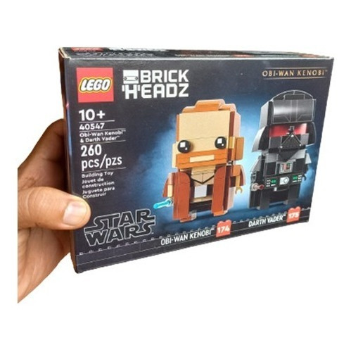 Lego Star Wars Dath Vader Obi Wan Brickheadz