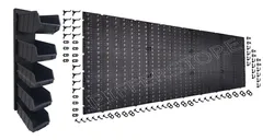 Comprar Painel Ferramentas 1,77x0,52 Preto C/ 05 Caixas Prateleira no Mercado Livre