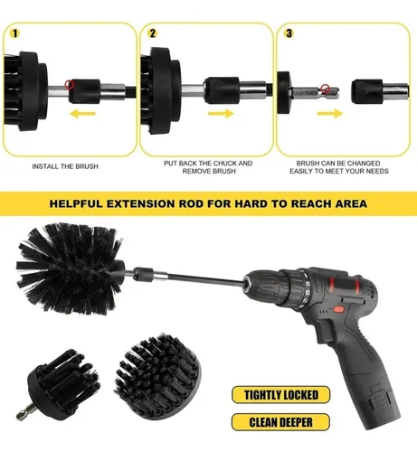Limpieza De Auto Kit 40 Piezas Interior Exterior Pad Taladro