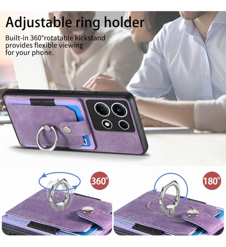 Pzz Funda Tipo Tarjetero Para Infinix Note 30/hot 30i