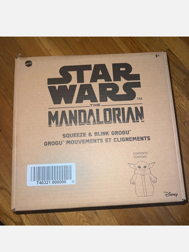 Star Wars Mandalorian Grogu Squeeze & Blink Sonidos Parpadea