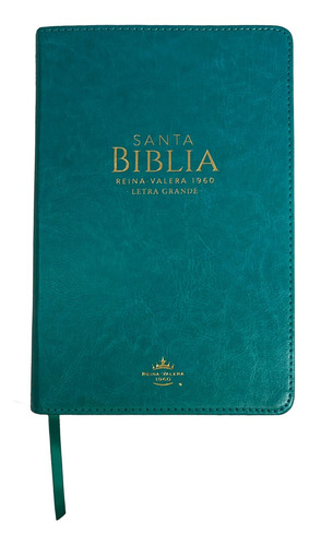 Biblia Rv1960 Clásica C/índice Letra 12 Puntos - Turquesa