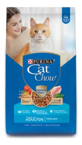 Cat Chow Adultos Pescado 15 Kg + Obsequio + Envío Gratis