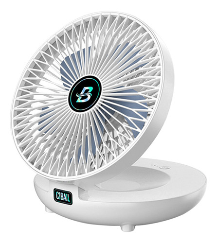 Ventilador Inalámbrico Plegable De Carga Y Enchufe