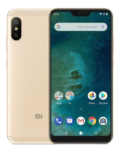 Celular Xiaomi Mi A2 Lite 4gb 64gb Dorado - Octa 5.84  12mp