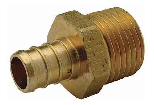 Zurn Qqmc44gx Crimp Xl Macho Adaptador, 3/4  Barb X 3/4  Mpt