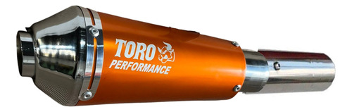 Escape Toro T-4 Laranja + Link Pipe Inox Cb 500 1998/2004