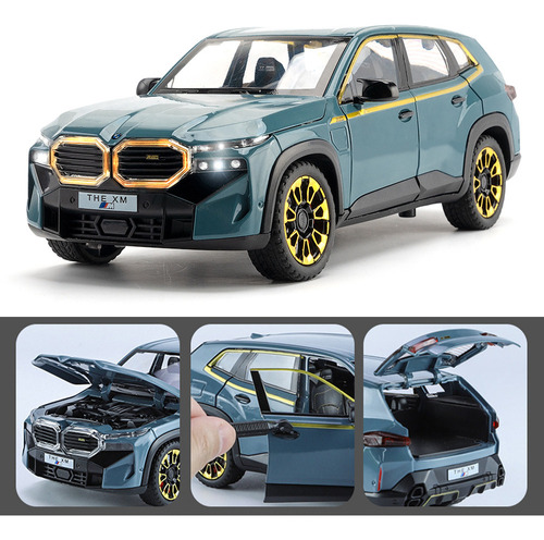 D Bmw Xm Suv Lujo Miniatura Metal Coche Con Luz Y Sonido