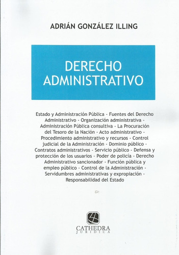 Derecho Administrativo González Illing