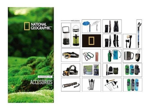 Botella Hidratación Natgeo Tritan Cilindro Azul 500 Ml