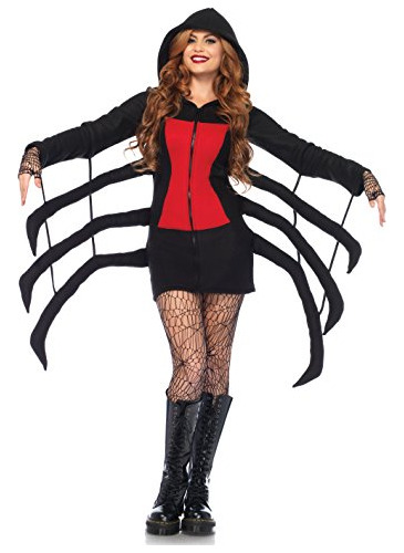 Traje De Halloween De Araña De Viuda Negra De Mujeres.