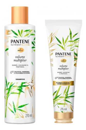 Pantene Kit  Volume Multiplier Shampoo270ml+acond235ml