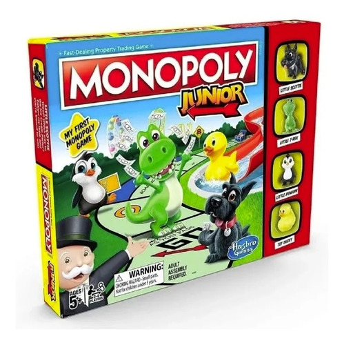 Juego De Mesa Monopoly Junior Hasbro - Playking