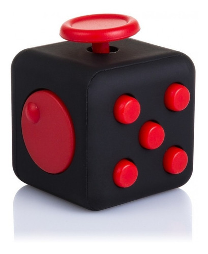 Imagen 2 de 3 de Cubo Dado Anti Stress Ansiedad Fidget Juguete Sensorial X 1
