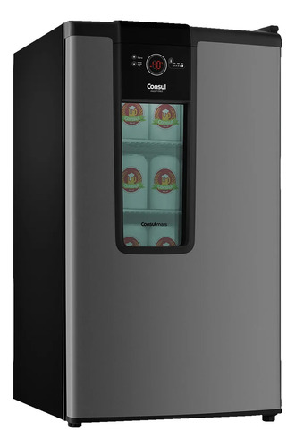 Cervejeira Consul 82l Iluminação Led E Display Cinza 220v Cinza-escuro