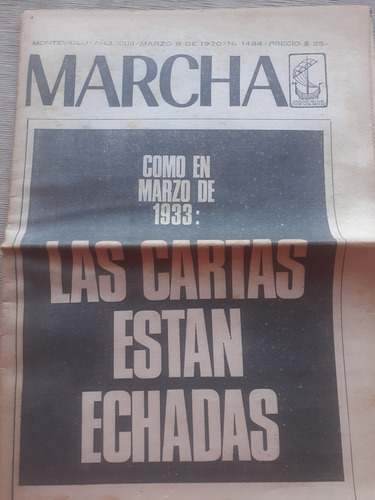 Como En Marzo De 1933:las Cartas Están Echadas/marcha 1484