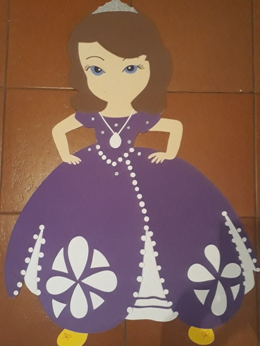 Personaje Princesita Sofia Goma Eva Gigantografia Princesa