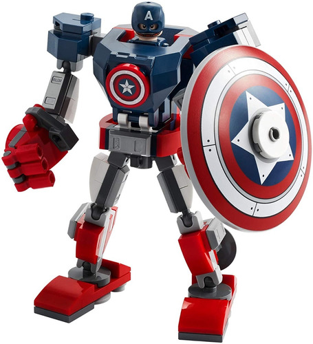 Lego Marvel Avengers 76168 Capitán América Armadura Y Escudo