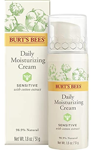 Crema Hidratante Facial Diaria De Burt's Bees Para Pieles Se