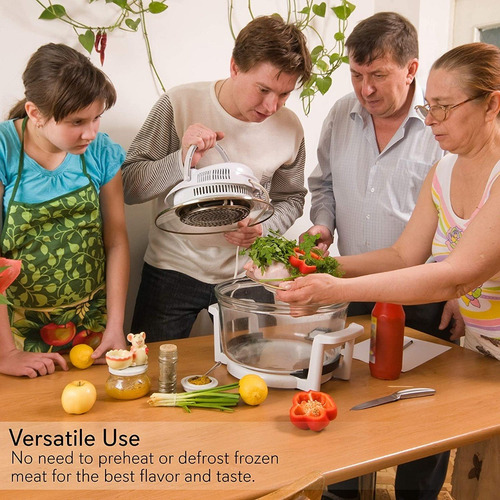 Horno Halógeno, Freidora, Acero Inoxidable, 13 Qt Nutrichef