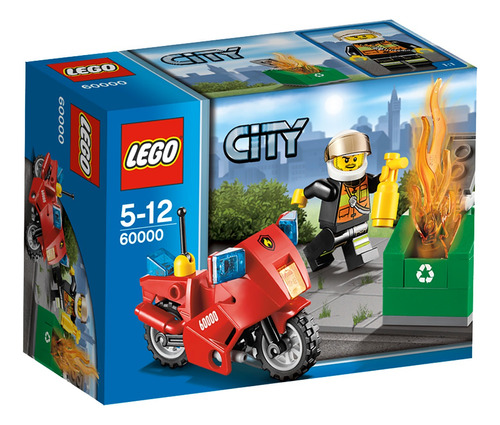 Lego City Moto De Bomberos 60000