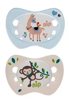 Comprar 2 Chupetes Recién Nacido Silicona, 0-2 Meses, Celeste, Nip
