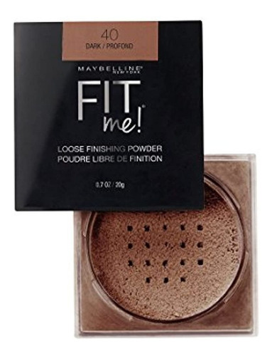 Maybelline New York Fit Me Polvo De Acabado Suelto, Oscuro