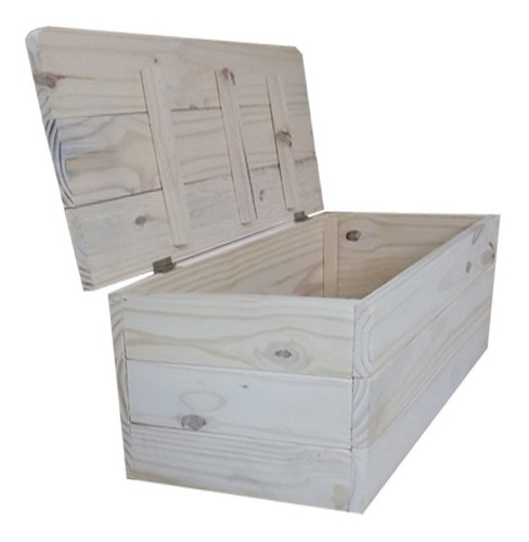 Baúl De Madera Natural