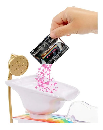 Imagen 4 de 8 de Muñeco Rainbow High Fashion Salon Playset 567448