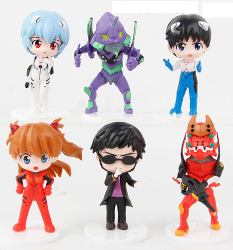 Muñeca De 6 Piezas De Neon Genesis Evangelion Versión Q