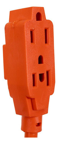 Extension Anaranjada De Uso Rudo, Iusa, 2 X 16 Awg, 3 M