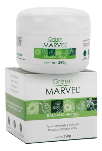 Green Marvel Balsamo Herbal Natural De Rápida Absorción!!