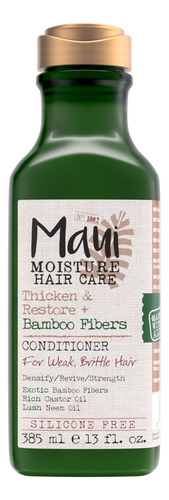 Maui Moisture, Thicken & Restore + Bamboo Fibers,