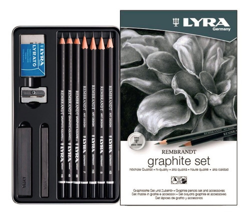Set de grafito Lapis Lyra Rembrandt C/11 Professional, 20 piezas