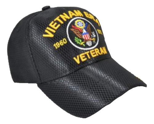 Vietnam Era Veteran Jersey Mesh Gorra Para Hombre Negro