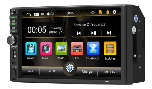 Radio Multimedia 7p  Camara De Reversa, Control Y Bluetooth